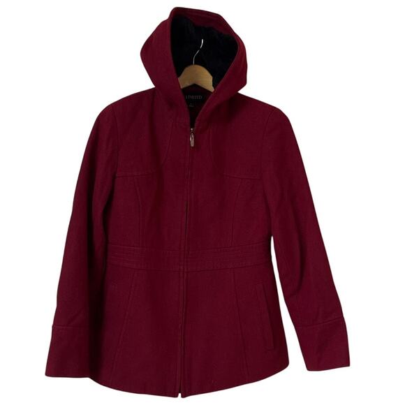 FS Limited Medium 50% Wool Pea, Car Coat with Soft Quilted Fleece Lined Hood - Picture 2 of 7